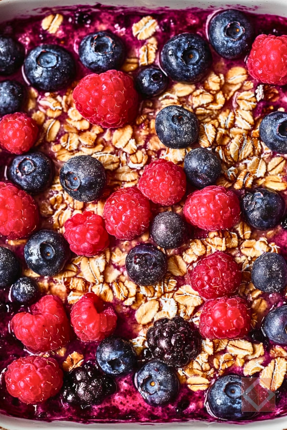 Enjoy a Heart-Healthy Breakfast with Berry Baked Oatmeal 4 Enjoy a Heart-Healthy Breakfast with Berry Baked Oatmeal - Berry Baked Oatmeal pin 2 midia