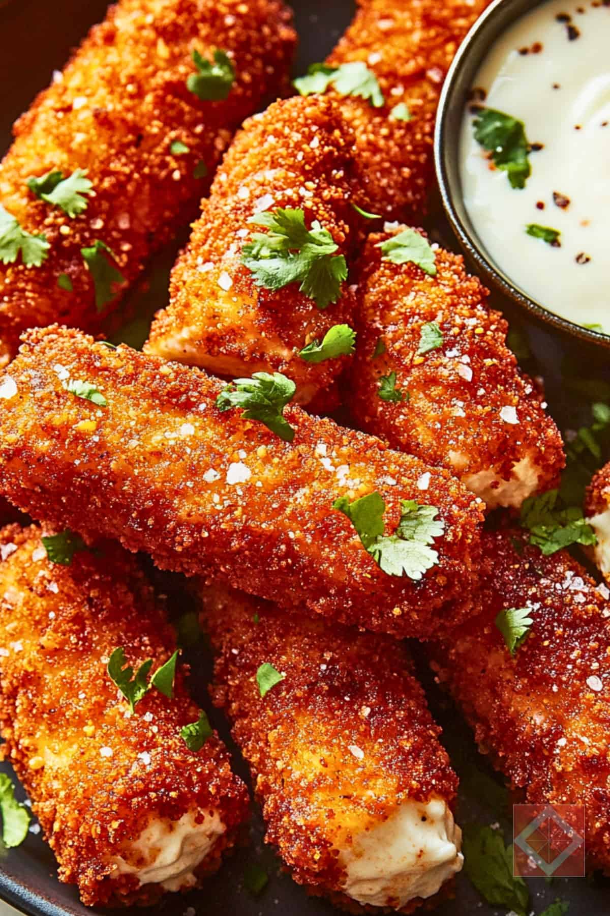 Best Crispy Nashville Hot Mozzarella Sticks Recipe Made Easy 3 Best Crispy Nashville Hot Mozzarella Sticks Recipe Made Easy - Best Crispy Nashville Hot Mozzarella Sticks pin 1 midia