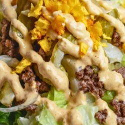 Easy Keto Big Mac Salad: A Healthy Burger Bowl 5 Easy Keto Big Mac Salad: A Healthy Burger Bowl - Big Mac Salad midia