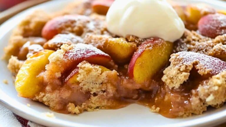 Irresistible Caramelized Peach Snickerdoodle Cobbler 2 Irresistible Caramelized Peach Snickerdoodle Cobbler - Caramelized Peach Snickerdoodle Cobbler midia