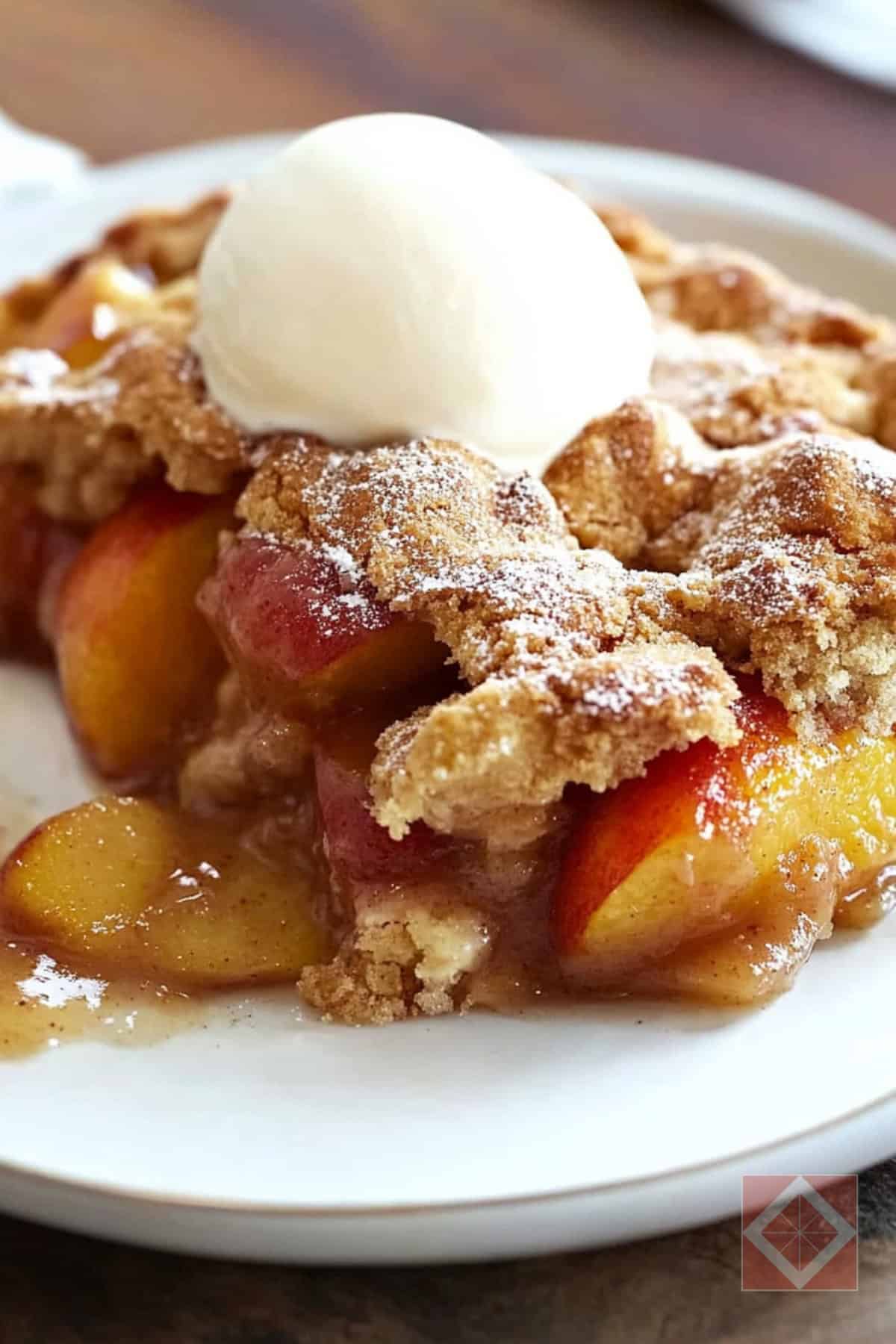 Irresistible Caramelized Peach Snickerdoodle Cobbler 2 Irresistible Caramelized Peach Snickerdoodle Cobbler - Caramelized Peach Snickerdoodle Cobbler pin 1 midia
