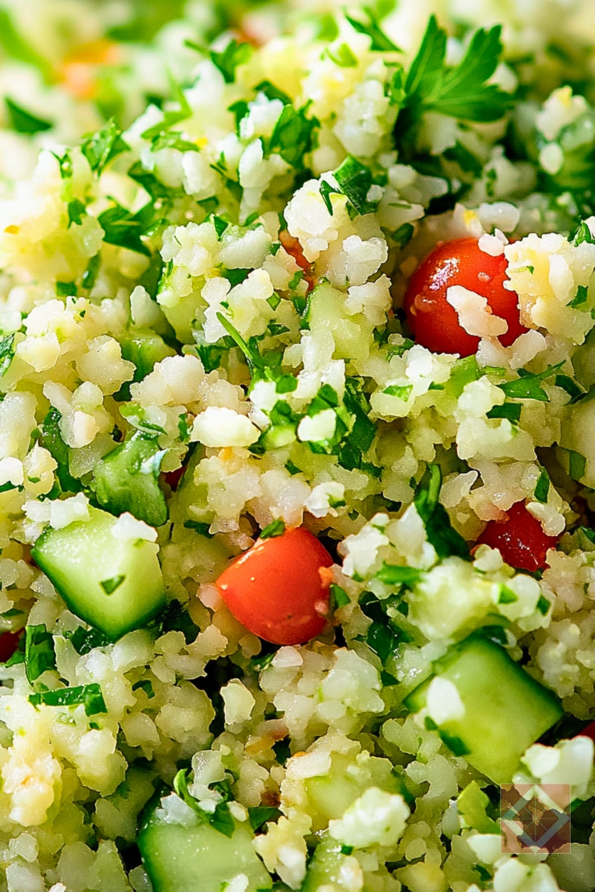 DASH Diet Cauliflower Tabbouleh Salad for Heart Health 3 DASH Diet Cauliflower Tabbouleh Salad for Heart Health - Cauliflower Tabbouleh Salad pin 1 midia