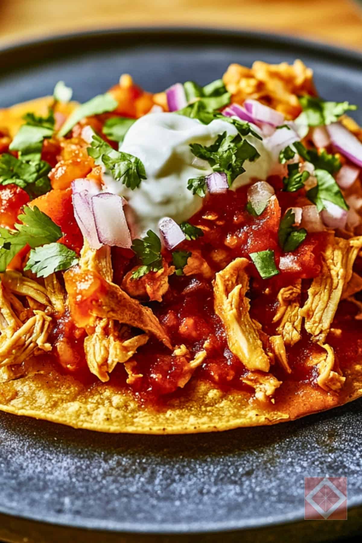 13 Quick Dinner Recipes You Can Make in 15 Minutes 5 13 Quick Dinner Recipes You Can Make in 15 Minutes - Cheater Chicken Tinga Tostadas pin 1 midia 1