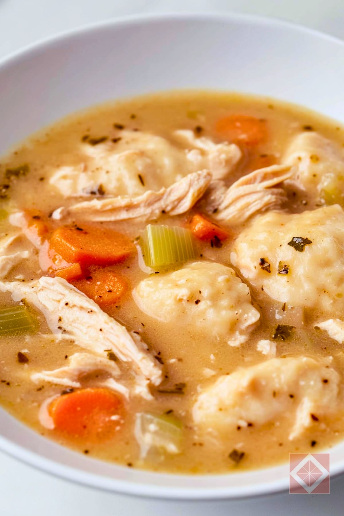 Creamy Instant Pot Chicken & Dumplings 4 Creamy Instant Pot Chicken & Dumplings - Chicken and Dumplings pin 2 midia