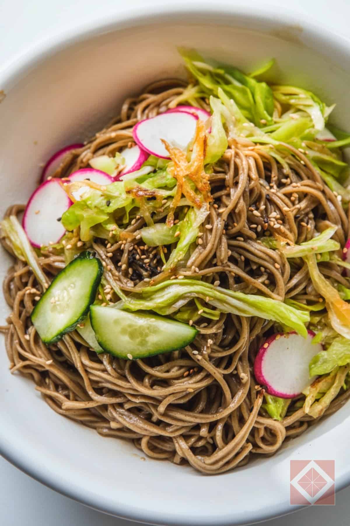 Refreshing Chilled Soba Noodles with Cucumbers & Radishes One-Pot Recipe 2 Refreshing Chilled Soba Noodles with Cucumbers & Radishes One-Pot Recipe - Chilled Soba Noodles with Cucumbers Radishes pin 1 midia