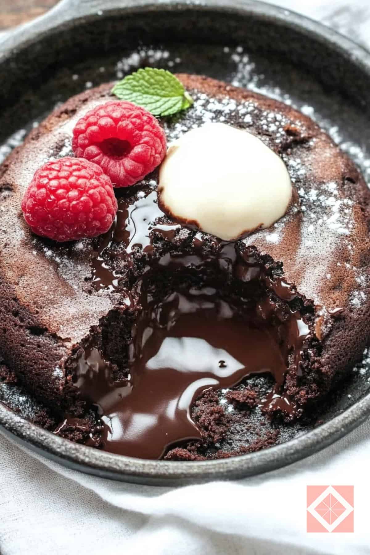 Chocolate Lava Cake for Two One-Pot Recipe Made Simple 3 Chocolate Lava Cake for Two One-Pot Recipe Made Simple - Chocolate Lava Cake pin 2 midia