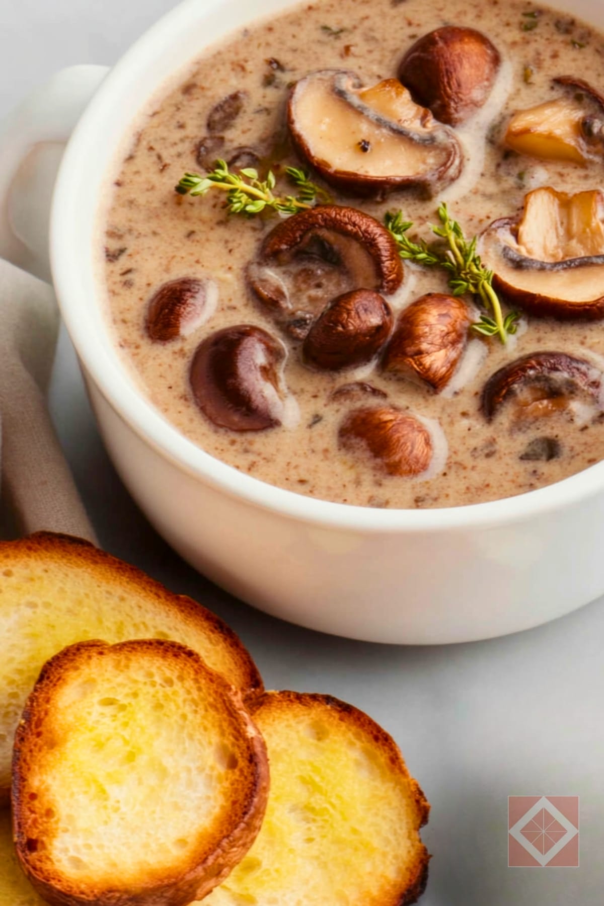 Rich & Creamy Instant Pot Mushroom Soup Recipe 3 Rich & Creamy Instant Pot Mushroom Soup Recipe - Cream of Mushroom Soup pin 1 midia