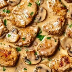 Rich & Creamy Pork Tenderloin with a Dijon Kick 5 Rich & Creamy Pork Tenderloin with a Dijon Kick - Creamy Dijon Pork Tenderloin Mushrooms midia