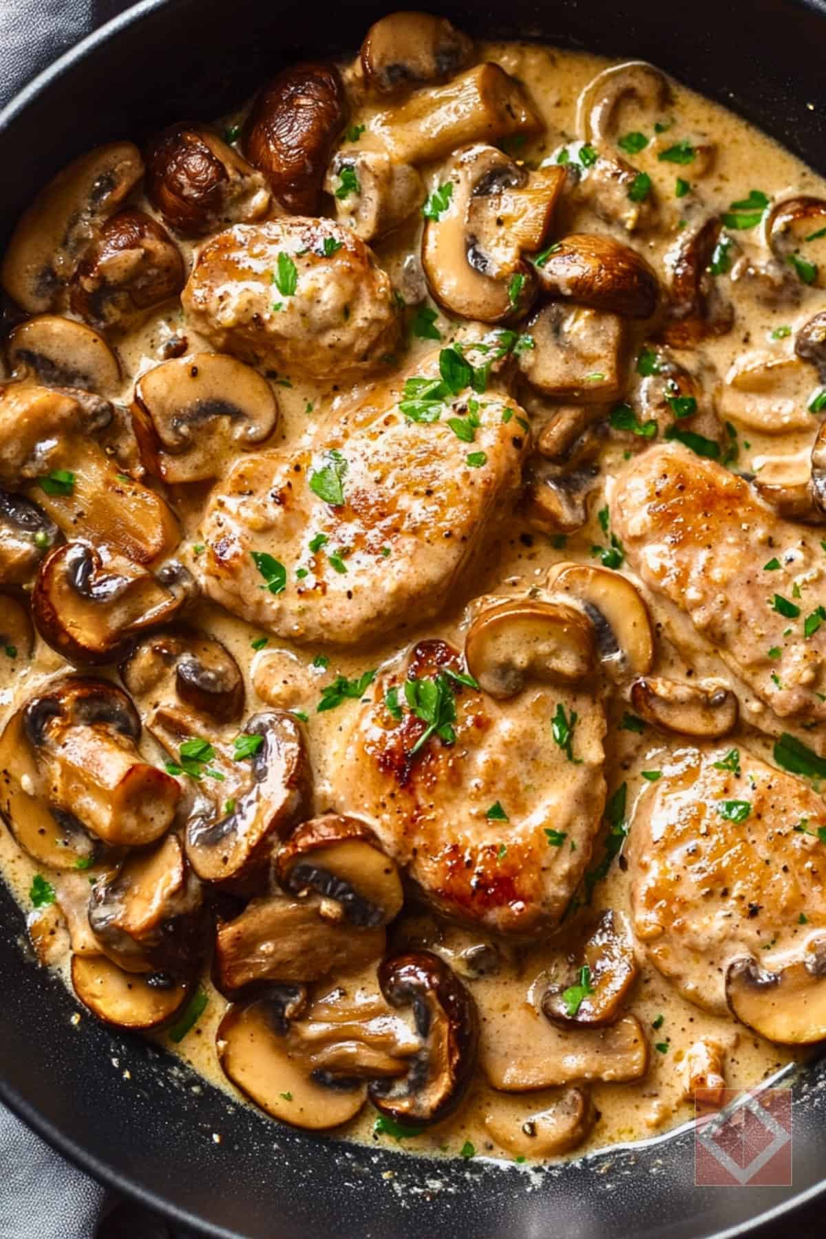 Rich & Creamy Pork Tenderloin with a Dijon Kick 2 Rich & Creamy Pork Tenderloin with a Dijon Kick - Creamy Dijon Pork Tenderloin Mushrooms pin 1 midia 1