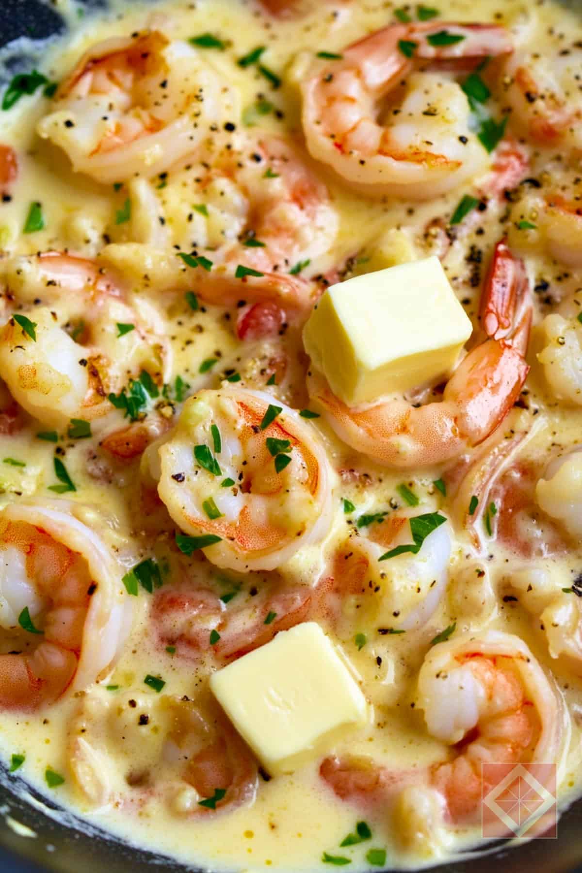 Keto One-Pan Creamy Garlic Shrimp for a Low-Carb Feast 4 Keto One-Pan Creamy Garlic Shrimp for a Low-Carb Feast - Creamy Garlic Shrimp pin 2 midia