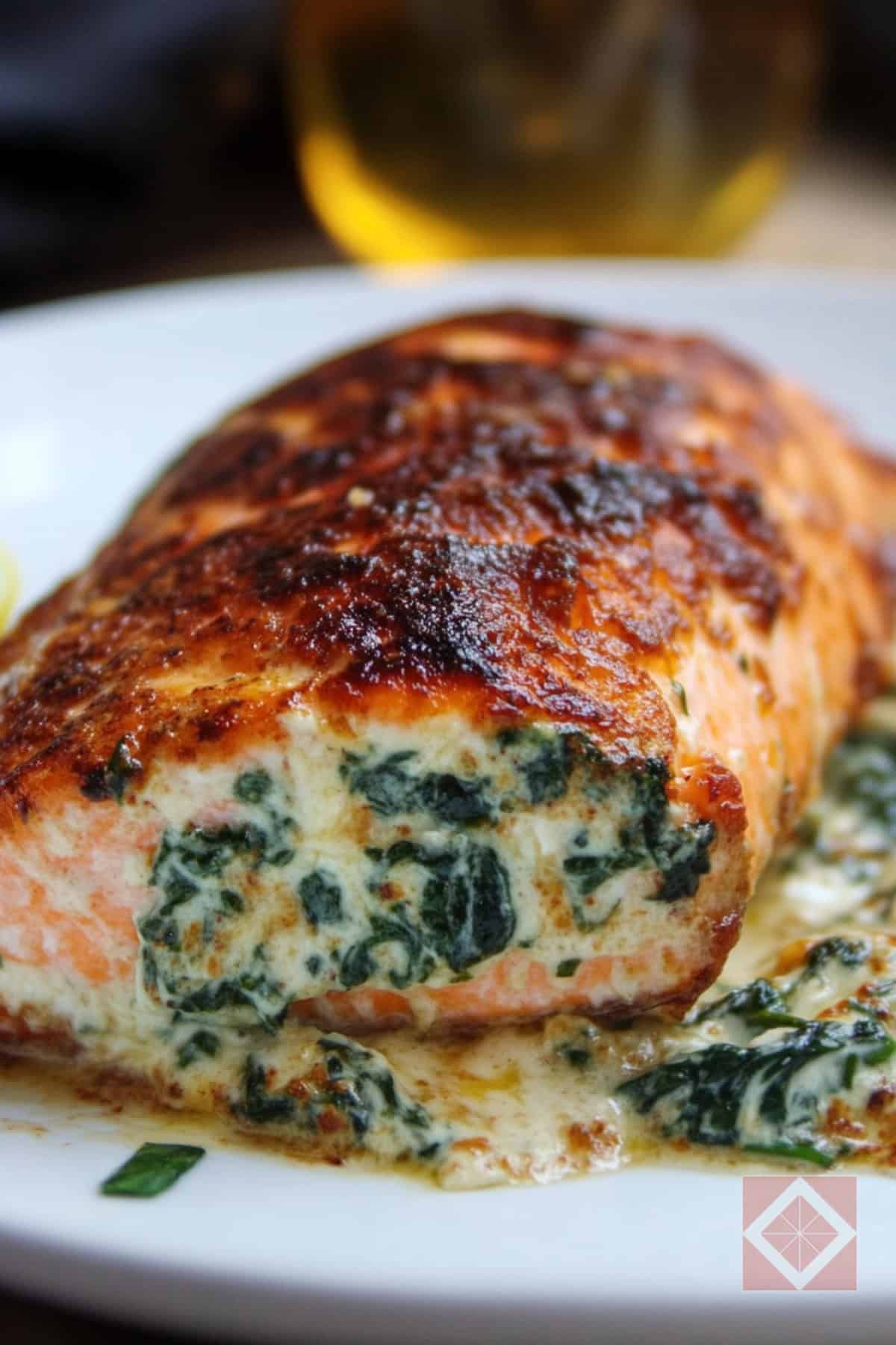 Creamy Keto Stuffed Salmon Recipe for Seafood Fans 4 Creamy Keto Stuffed Salmon Recipe for Seafood Fans - Creamy Keto Stuffed Salmon Recipe pin 2 midia