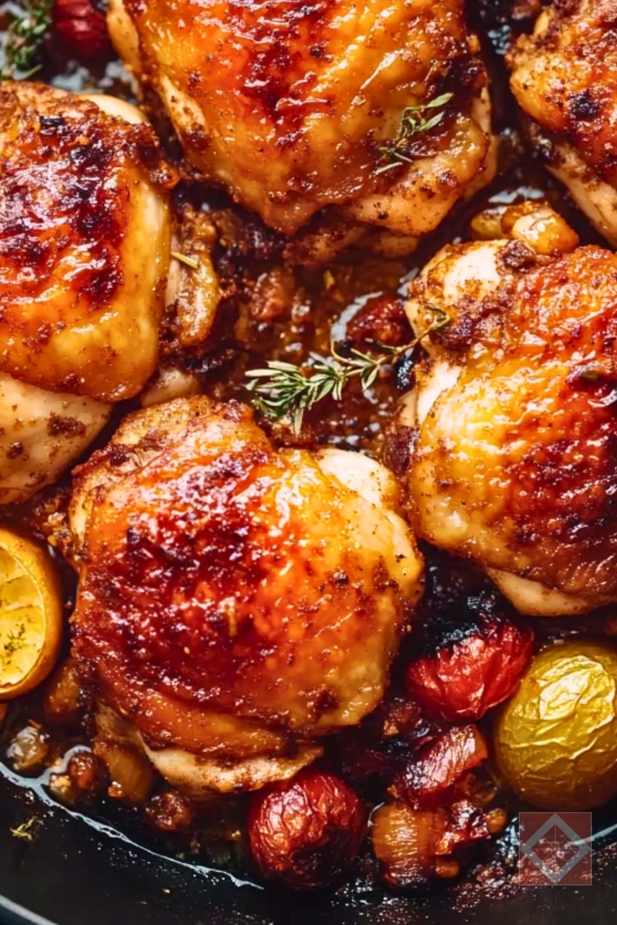Mediterranean Chicken Thighs for a DASH Diet-Friendly Meal 3 Mediterranean Chicken Thighs for a DASH Diet-Friendly Meal - Crispy Mediterranean Chicken Thighs pin 1 midia