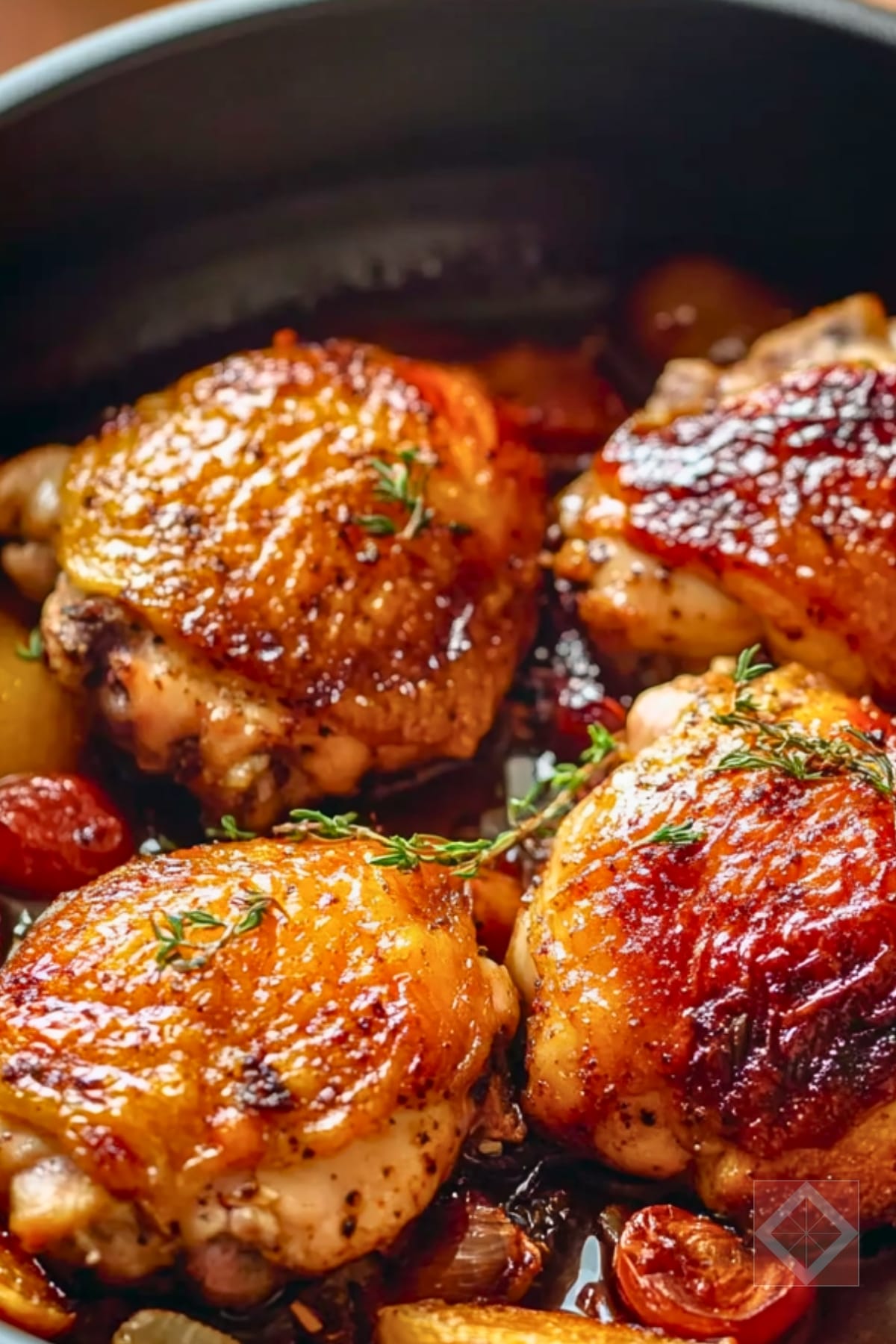 Mediterranean Chicken Thighs for a DASH Diet-Friendly Meal 4 Mediterranean Chicken Thighs for a DASH Diet-Friendly Meal - Crispy Mediterranean Chicken Thighs pin 2 midia