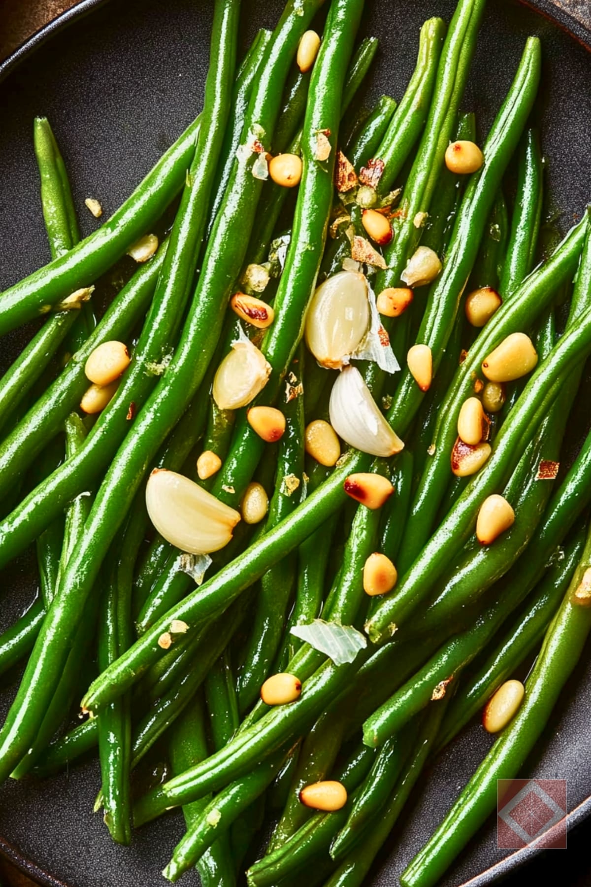 Healthy Green Beans with Pine Nuts: DASH Diet Style 5 Healthy Green Beans with Pine Nuts: DASH Diet Style - Diet Green Beans with Pine Nuts and Garlic pin 3 midia
