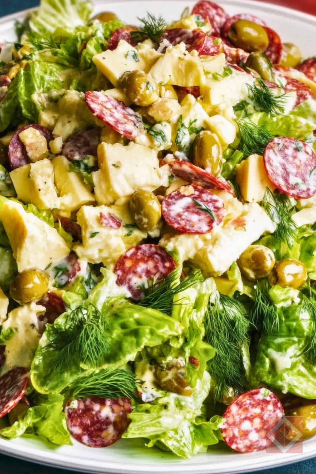 Easy Dilly Chop Salad: Crisp, Tangy & Tasty 3 Easy Dilly Chop Salad: Crisp, Tangy & Tasty - Dilly Chop Salad pin 2 midia 1