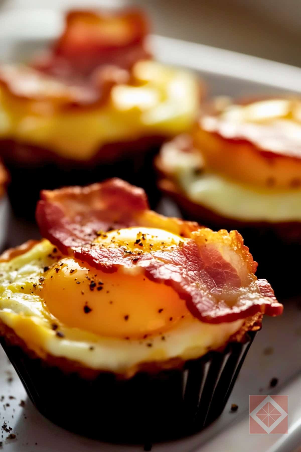 Easy Turkey Bacon & Egg Cups for Busy Mornings 3 Easy Turkey Bacon & Egg Cups for Busy Mornings - Easy Turkey Bacon Egg Cups pin 1 midia 2