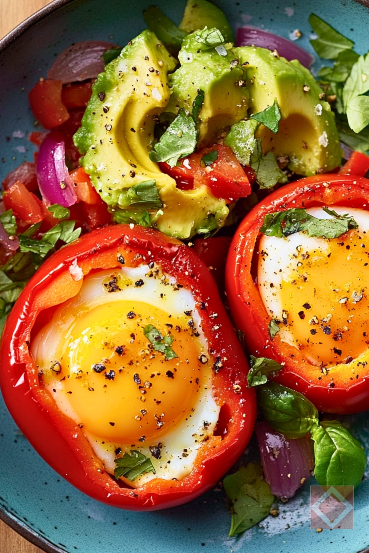 Egg in a Pepper Hole: A Light & Nutritious Breakfast Perfect for DASH Diet 4 Egg in a Pepper Hole: A Light & Nutritious Breakfast Perfect for DASH Diet - Egg in a Pepper Hole pin 2 midia