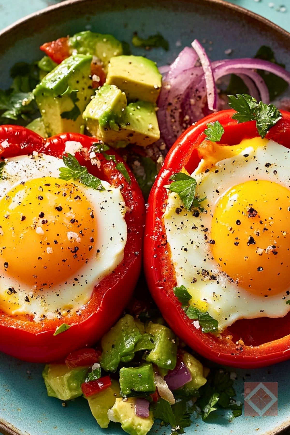 Egg in a Pepper Hole: A Light & Nutritious Breakfast Perfect for DASH Diet 5 Egg in a Pepper Hole: A Light & Nutritious Breakfast Perfect for DASH Diet - Egg in a Pepper Hole pin 3 midia