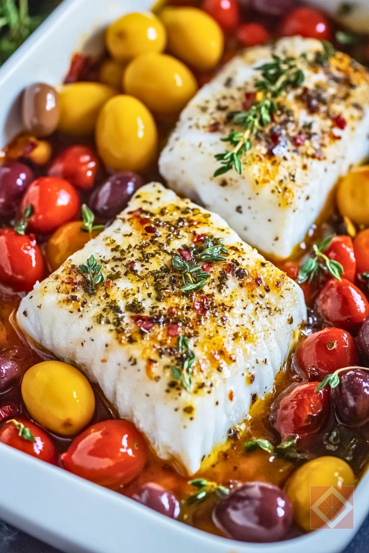 Flavor-Packed Mediterranean Baked Fish Recipe for Dinner 3 Flavor-Packed Mediterranean Baked Fish Recipe for Dinner - Flavor Packed Mediterranean Baked Fish pin 1 midia
