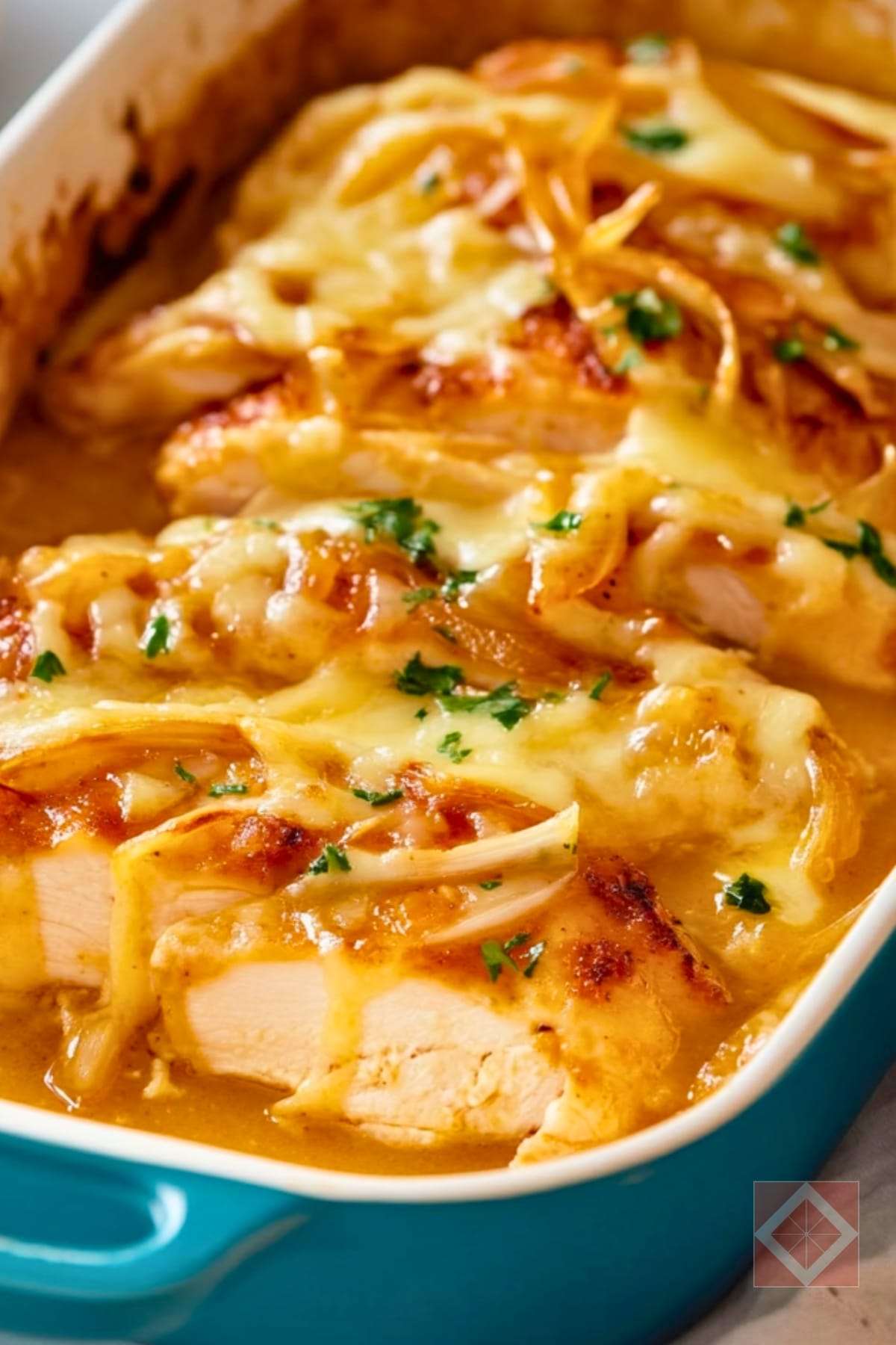 Instant Pot Chicken with a French Onion Twist 3 Instant Pot Chicken with a French Onion Twist - French Onion Chicken pin 1 midia