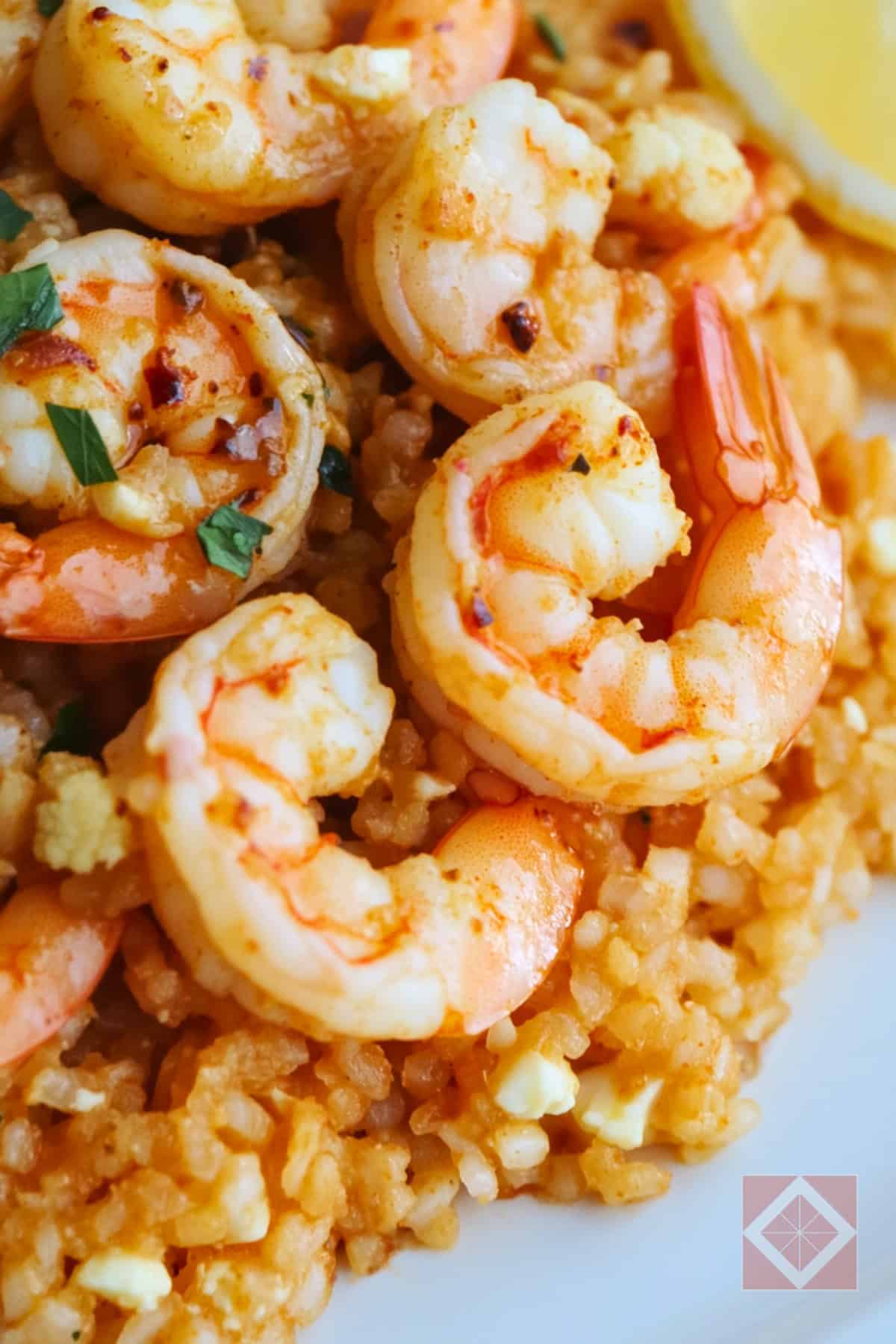 Keto One-Pan Garlic Shrimp & Parmesan Cauliflower Rice 4 Keto One-Pan Garlic Shrimp & Parmesan Cauliflower Rice - Garlic Shrimp Parmesan Cauliflower Rice pin 2 midia