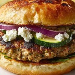 Juicy Greek Turkey Burger That Fits the DASH Diet 5 Juicy Greek Turkey Burger That Fits the DASH Diet - Greek Turkey Burger midia