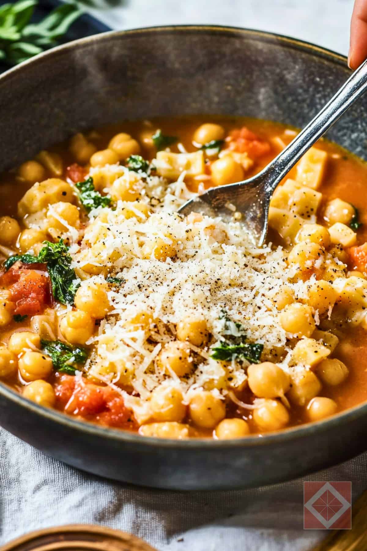 Hearty Vegan Pasta Recipe with High-Protein Chickpeas 5 Hearty Vegan Pasta Recipe with High-Protein Chickpeas - Hearty Vegan Pasta Recipe with High Protein Chickpeas pin 3 midia