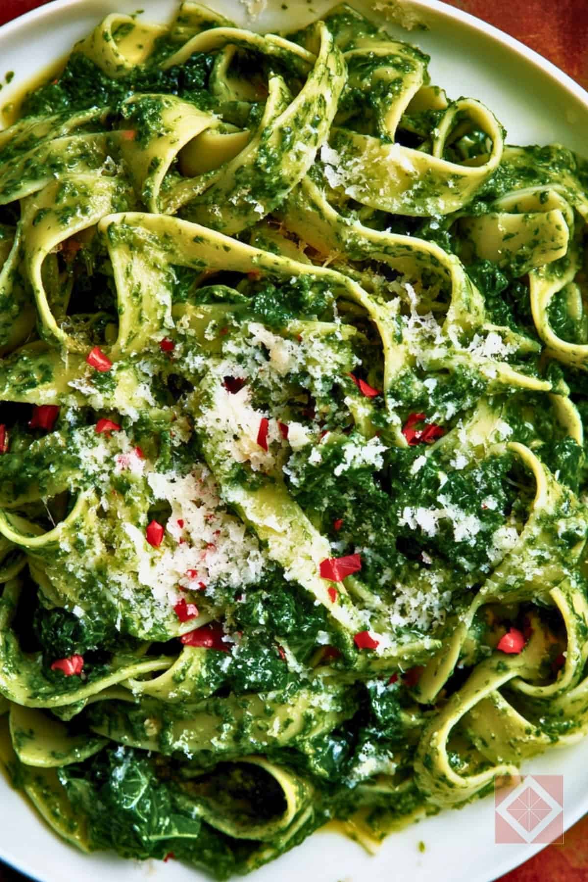 Hella Green Pasta: An Easy Way to Make Greens Delicious 3 Hella Green Pasta: An Easy Way to Make Greens Delicious - Hella Green Pasta pin 2 midia 1