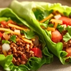 Quick & Easy High-Protein Tacos for a Healthy Meal 6 Quick & Easy High-Protein Tacos for a Healthy Meal - High Protein Beef Tacos Lettuce Wraps midia