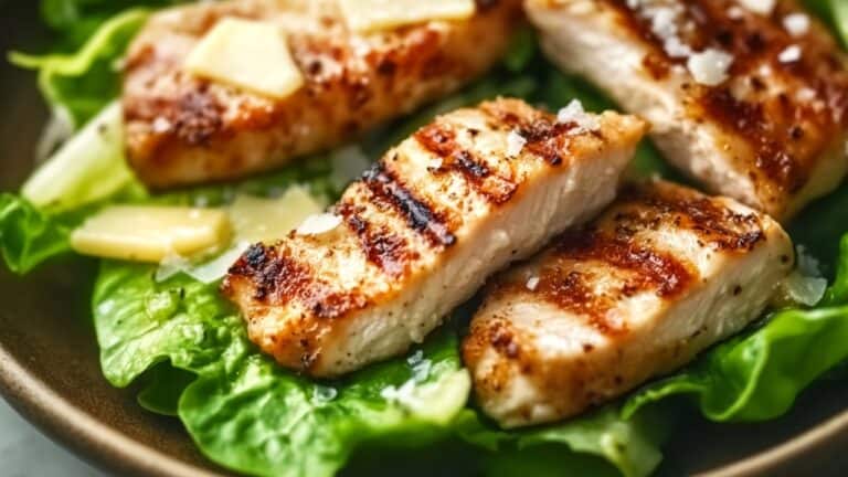 Delicious High-Protein Caesar Salad with Grilled Chicken 10 Delicious High-Protein Caesar Salad with Grilled Chicken - High Protein Caesar Salad with Grilled Chicken midia 1