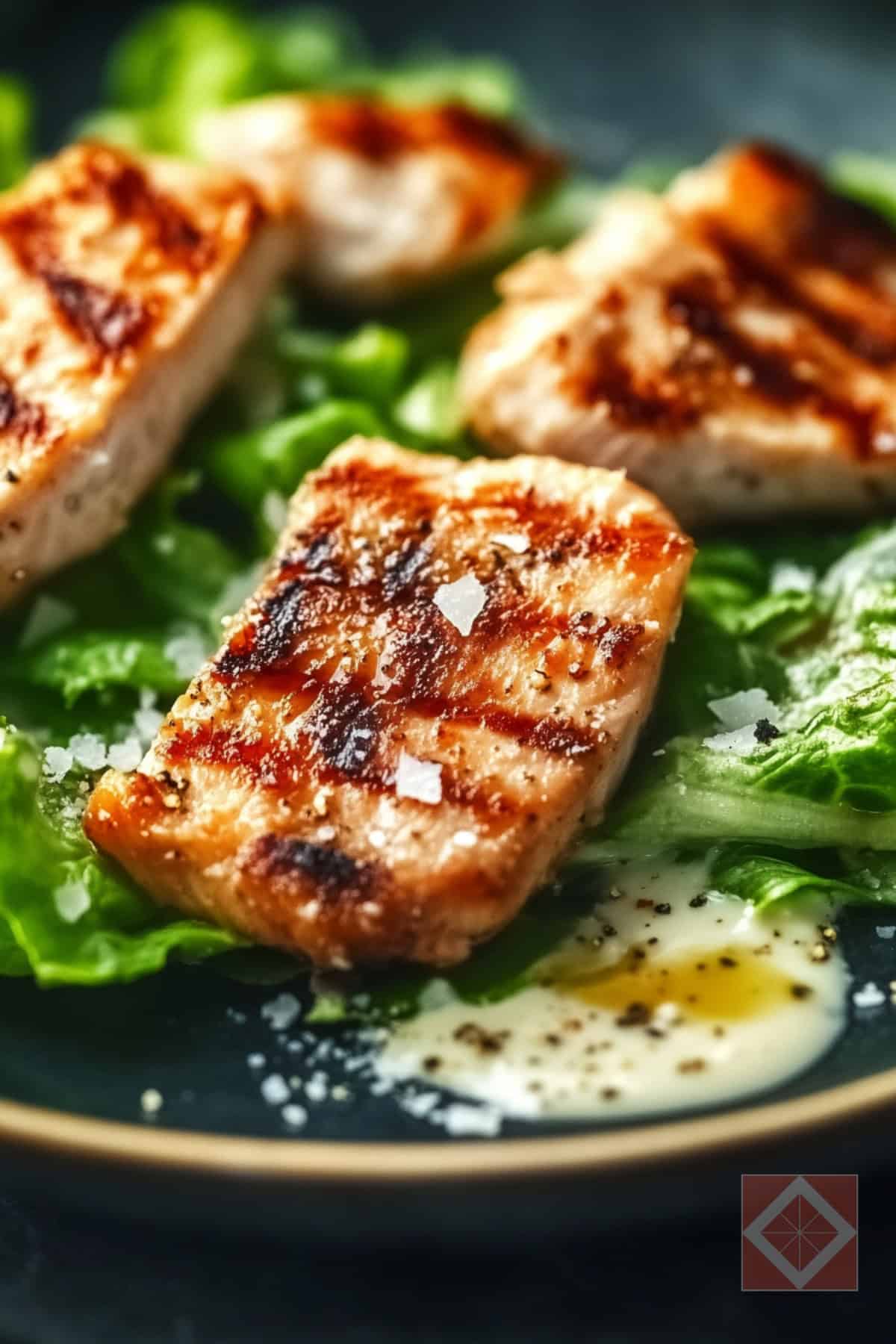 Delicious High-Protein Caesar Salad with Grilled Chicken 2 Delicious High-Protein Caesar Salad with Grilled Chicken - High Protein Caesar Salad with Grilled Chicken pin 1 midia 1