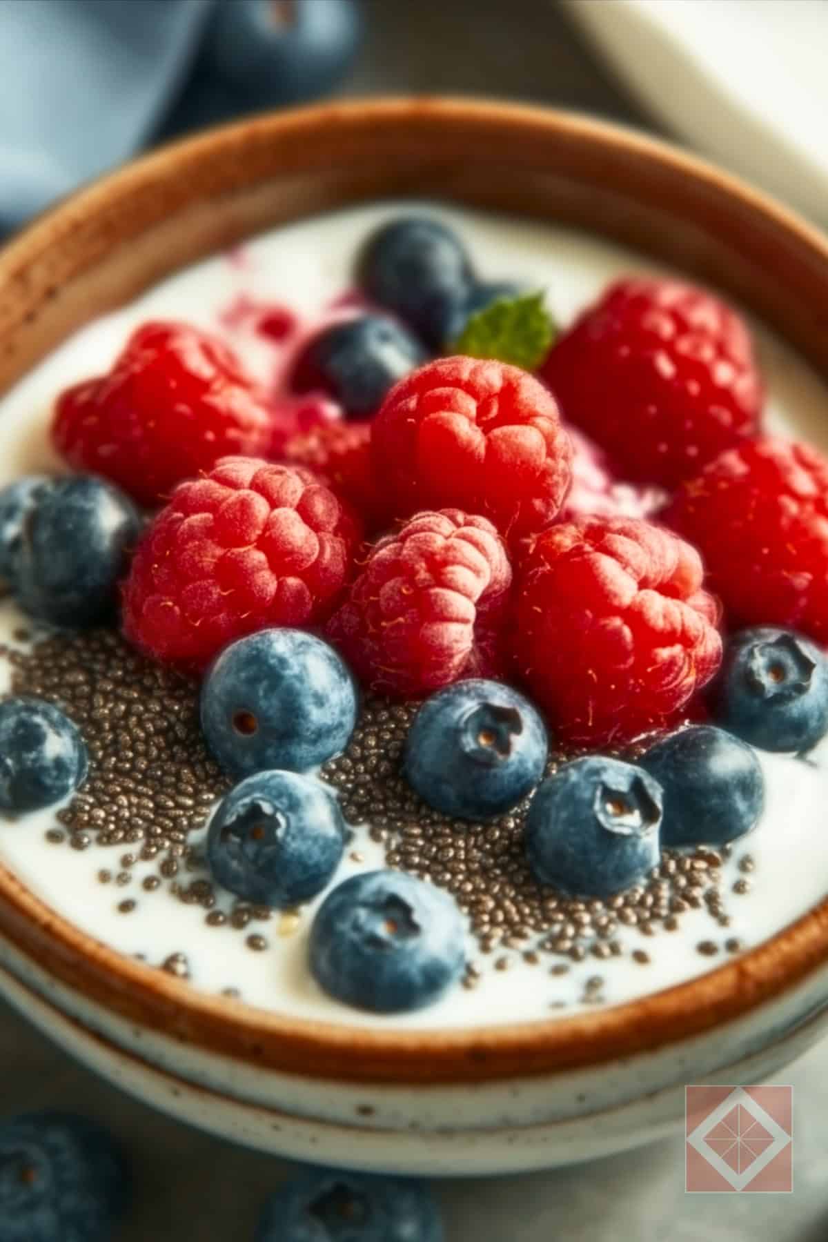 High-Protein Chia Yogurt Bowl for Breakfast 3 High-Protein Chia Yogurt Bowl for Breakfast - High Protein Chia Yogurt Bowl for Breakfast pin 1 midia
