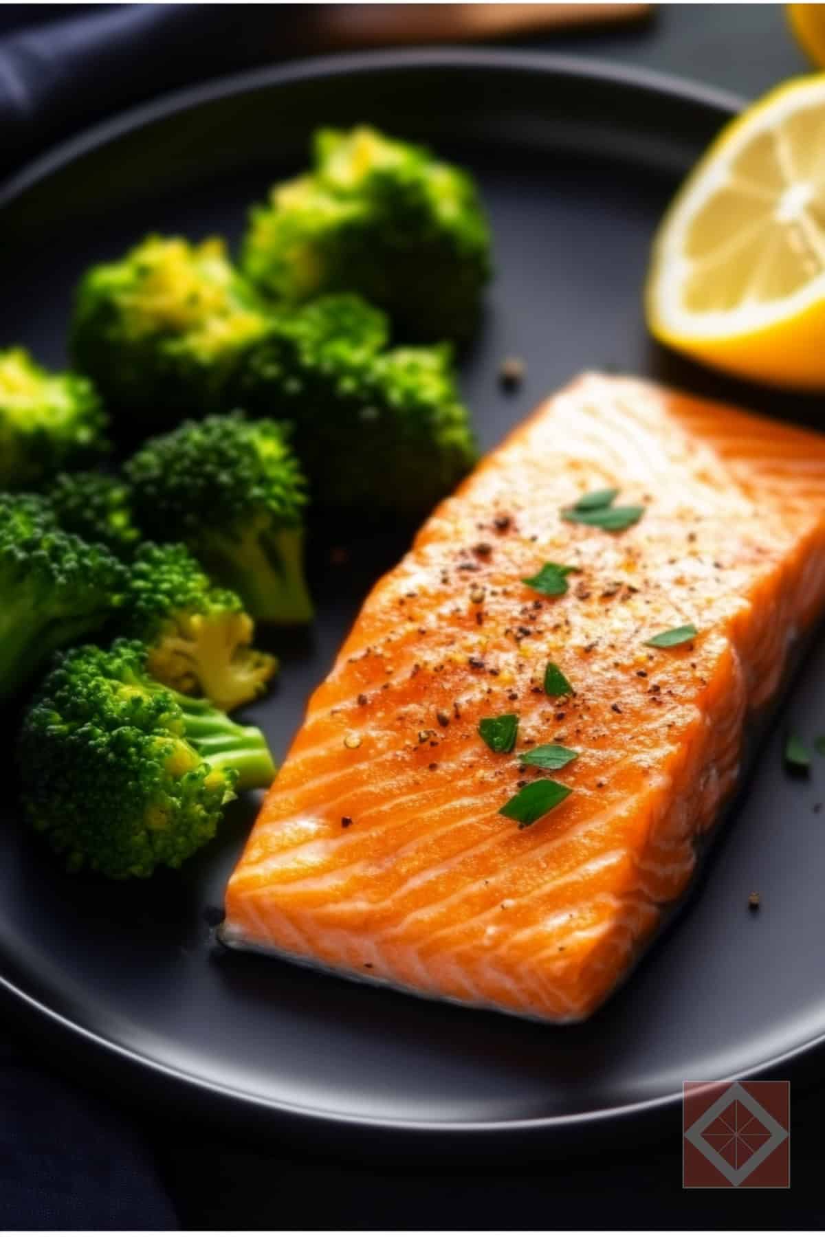 High-Protein Salmon & Broccoli for a Balanced Diet 4 High-Protein Salmon & Broccoli for a Balanced Diet - High Protein Salmon Broccoli pin 1 midia