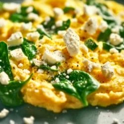 High-Protein Scrambled Eggs with Spinach & Feta 5 High-Protein Scrambled Eggs with Spinach & Feta - High Protein Scrambled Eggs midia