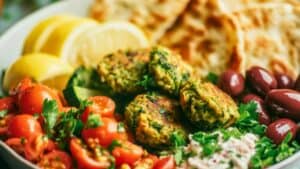 Quick High-Protein Vegan Courgette Falafel Bowl 1 Quick High-Protein Vegan Courgette Falafel Bowl - High Protein Vegan Courgette Falafel midia