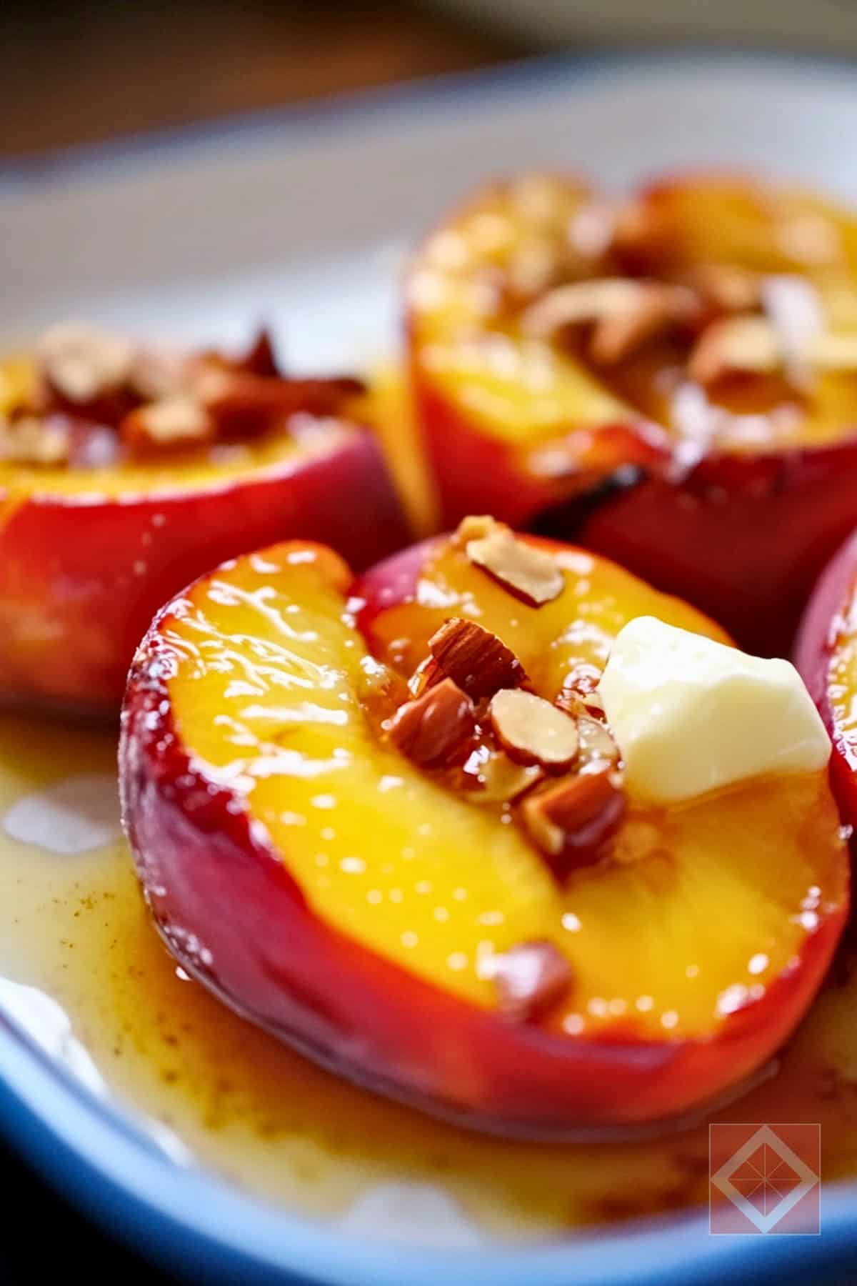 Best Honey-Glazed Roasted Peaches One-Pot Recipe for Summer Treats 3 Best Honey-Glazed Roasted Peaches One-Pot Recipe for Summer Treats - Honey Glazed Roasted Peaches pin 2 midia