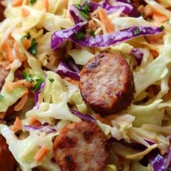 Easy Keto Sausage Slaw for a Healthy Dinner 6 Easy Keto Sausage Slaw for a Healthy Dinner - Keto Sausage Slaw midia