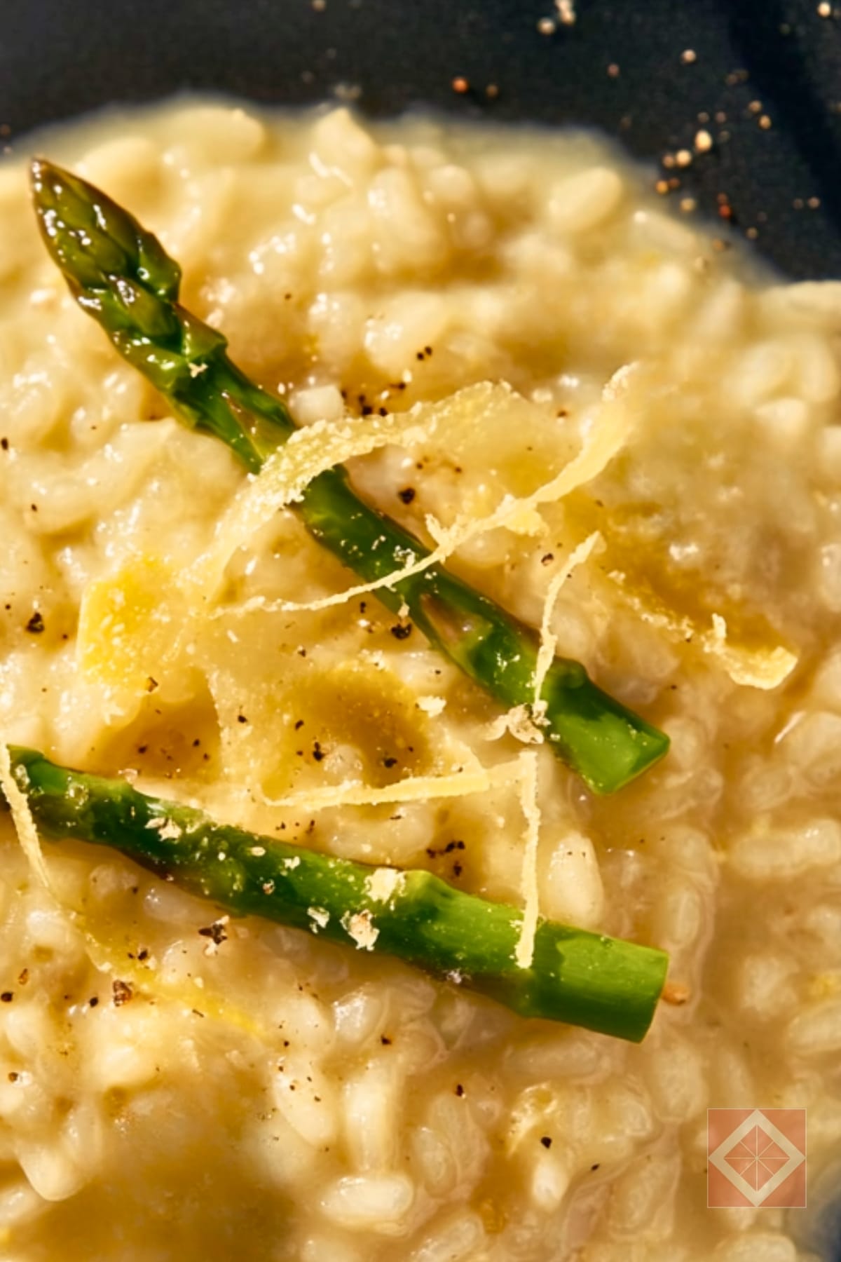 Fresh & Flavorful Asparagus Lemon Risotto: Instant Pot 4 Fresh & Flavorful Asparagus Lemon Risotto: Instant Pot - Lemon Asparagus Parmesan Risotto pin 3 midia