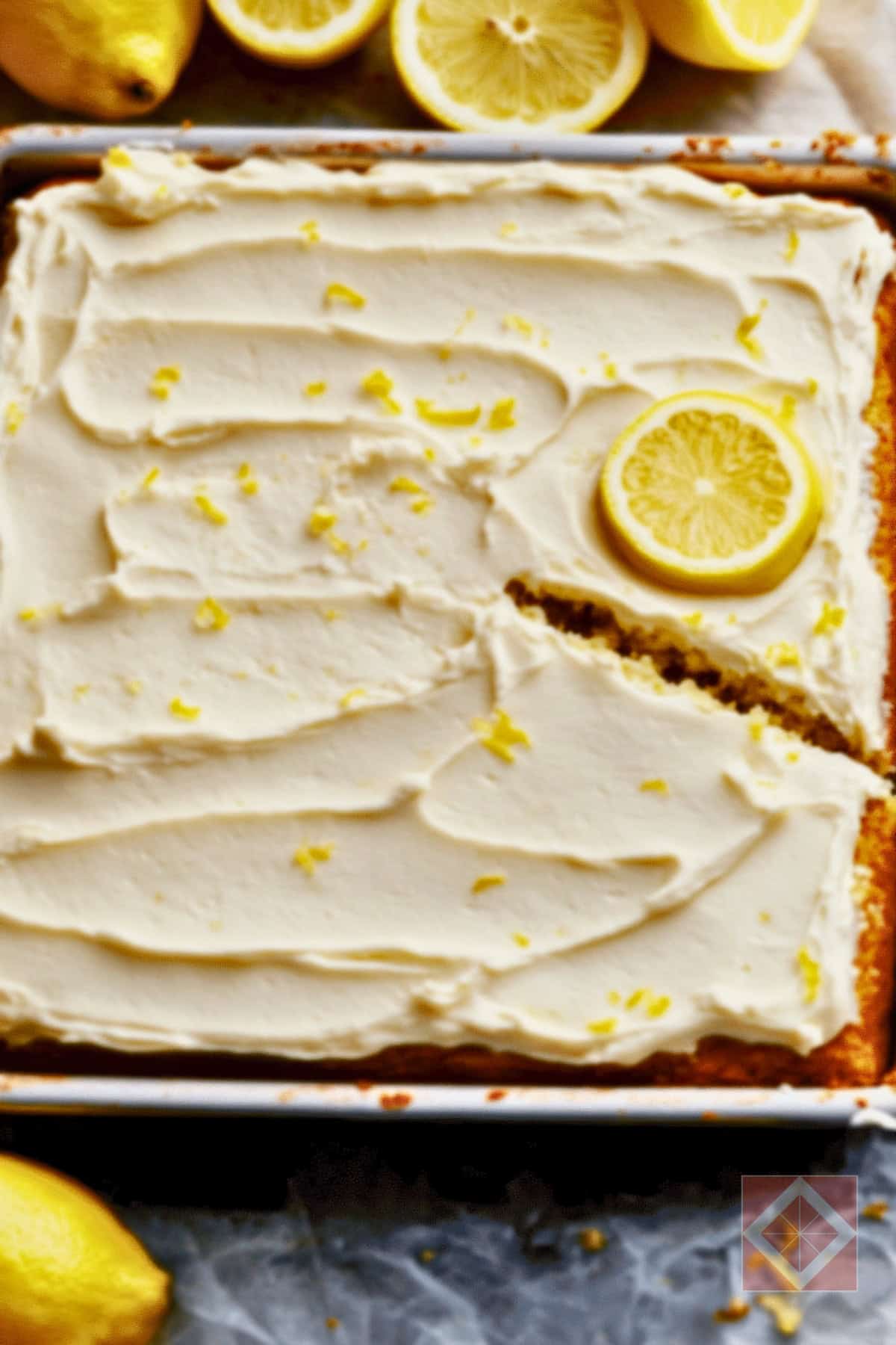 Bright & Zesty Lemon Cake with a Luscious Topping 4 Bright & Zesty Lemon Cake with a Luscious Topping - Lemon Cake pin 2 midia 1