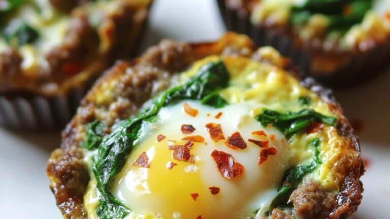Low-Carb Spinach Feta Breakfast Cups Keto Recipe 8 Low-Carb Spinach Feta Breakfast Cups Keto Recipe - Low Carb Spinach Feta Breakfast Cups midia