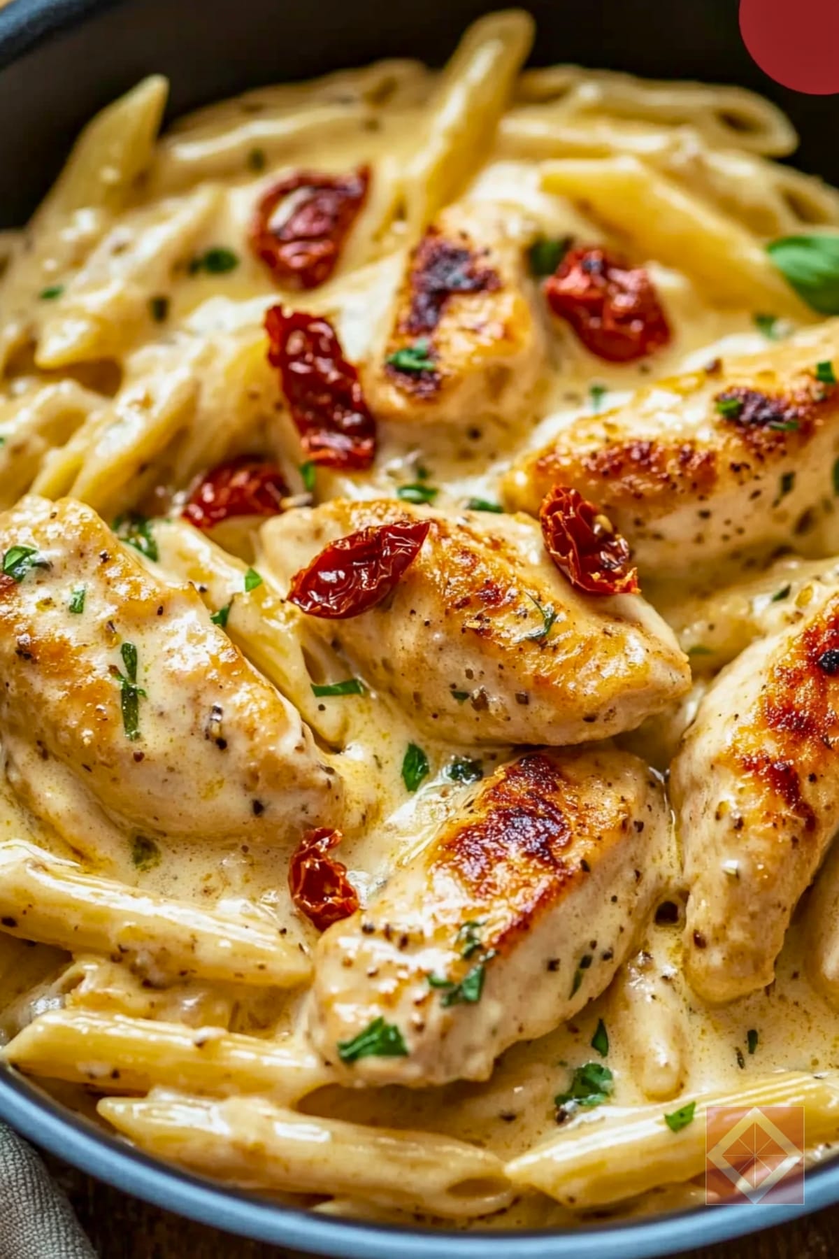 Easy Marry Me Chicken Pasta Recipe with Creamy Garlic Parmesan 3 Easy Marry Me Chicken Pasta Recipe with Creamy Garlic Parmesan - Marry Me Chicken Pasta Recipe with Creamy Garlic Parmesan pin 1 midia