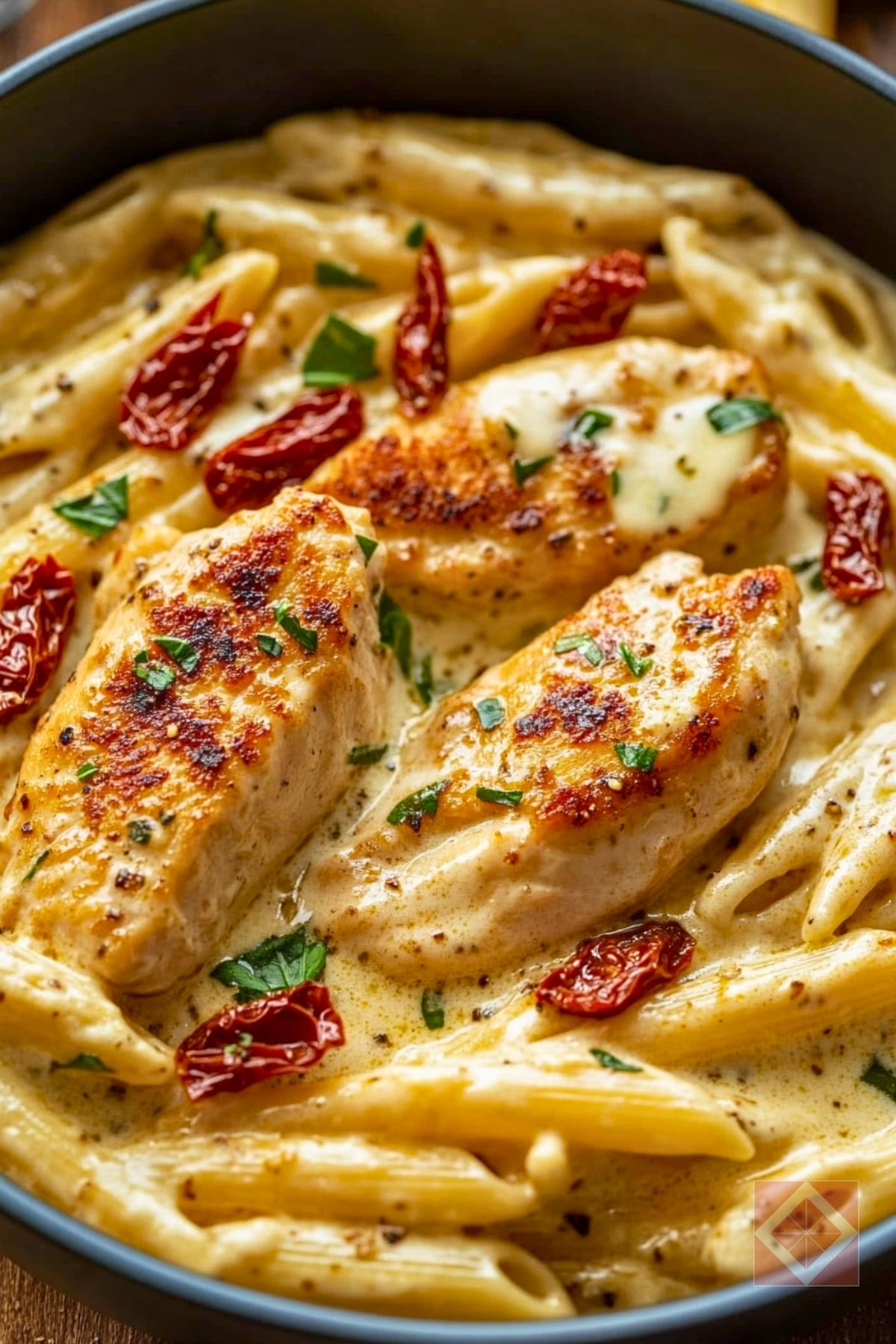 Easy Marry Me Chicken Pasta Recipe with Creamy Garlic Parmesan 4 Easy Marry Me Chicken Pasta Recipe with Creamy Garlic Parmesan - Marry Me Chicken Pasta Recipe with Creamy Garlic Parmesan pin 2 midia