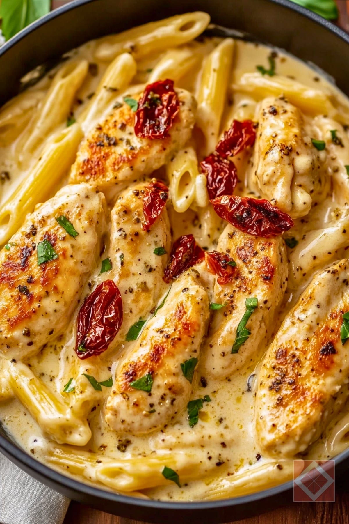 Easy Marry Me Chicken Pasta Recipe with Creamy Garlic Parmesan 5 Easy Marry Me Chicken Pasta Recipe with Creamy Garlic Parmesan - Marry Me Chicken Pasta Recipe with Creamy Garlic Parmesan pin 3 midia