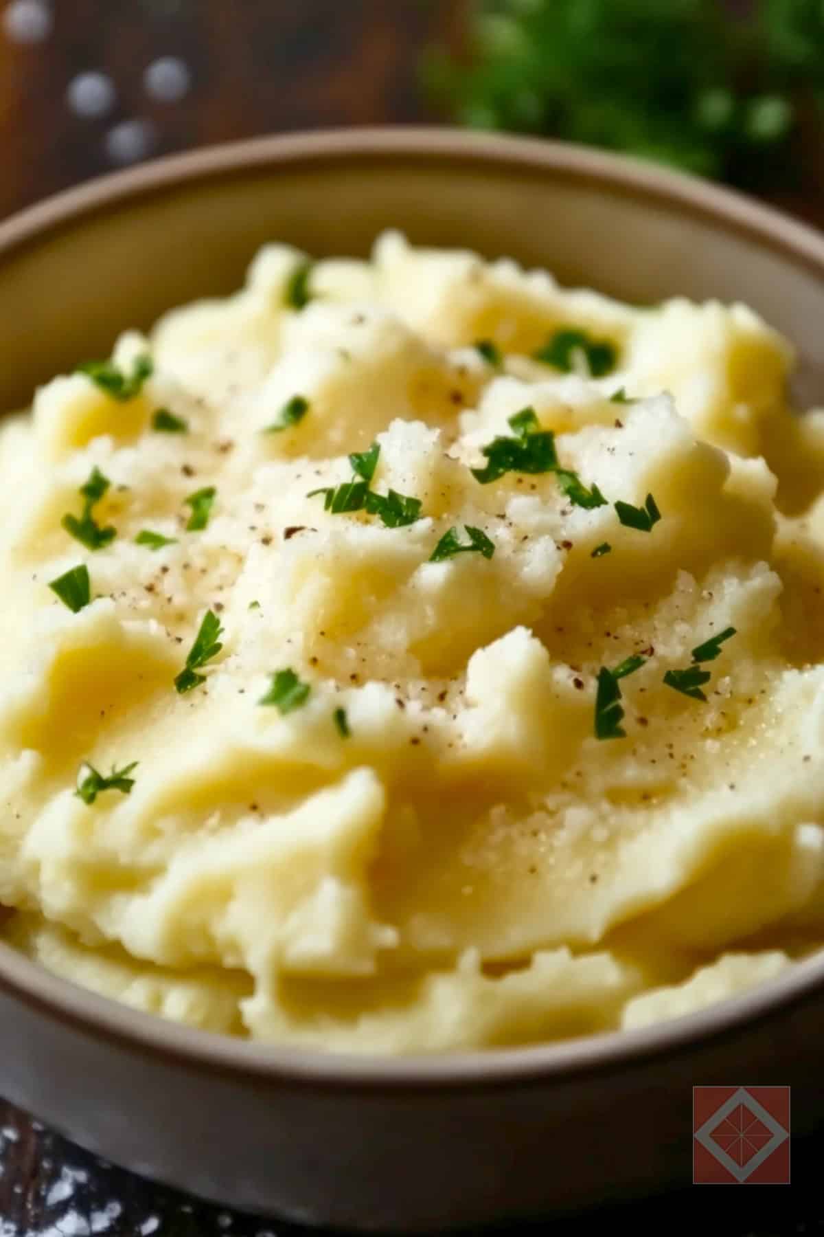 High-Protein Mashed Cauliflower with Butter 3 High-Protein Mashed Cauliflower with Butter - Mashed Cauliflower pin 1 midia