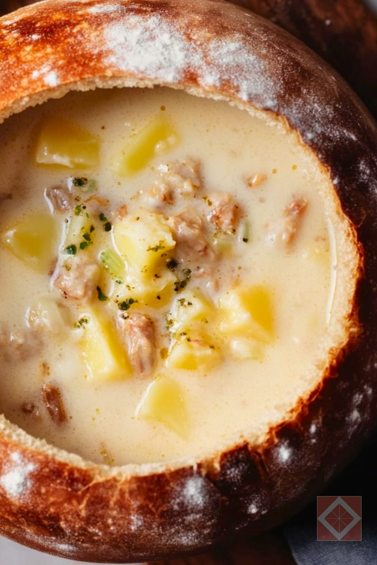 Creamy Instant Pot Clam Chowder in Under an Hour 3 Creamy Instant Pot Clam Chowder in Under an Hour - New England Clam Chowder pin 1 midia