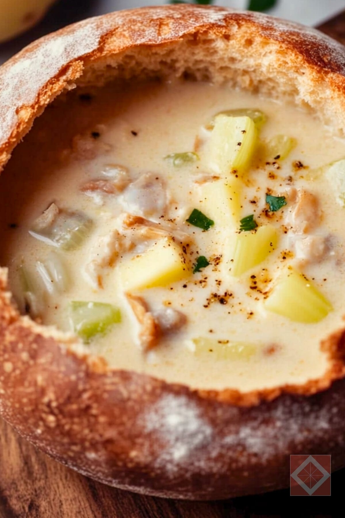 Creamy Instant Pot Clam Chowder in Under an Hour 4 Creamy Instant Pot Clam Chowder in Under an Hour - New England Clam Chowder pin 2 midia
