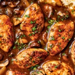 30 Min Balsamic Mushroom Chicken Recipe in One Pan 4 30 Min Balsamic Mushroom Chicken Recipe in One Pan - One Skillet Balsamic Mushroom Braised Chicken midia