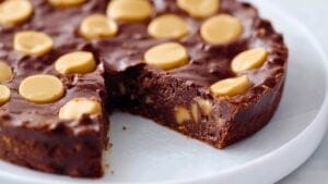 Instant Pot Peanut Butter Fudge Cookie Dough Tart - Peanut Butter Fudge Cookie Dough Tart midia