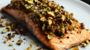 Pistachio Crusted Salmon (Keto-Friendly, Flavor-Packed, and Easy to Make) 1 Pistachio Crusted Salmon (Keto-Friendly, Flavor-Packed, and Easy to Make) - Pistachio Crusted Salmon Recipe midia