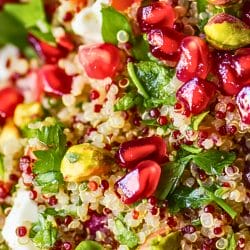 Pomegranate Pistachio Quinoa Salad for the DASH Diet 6 Pomegranate Pistachio Quinoa Salad for the DASH Diet - Pistachio Quinoa Salad with Pomegranate Citrus Vinaigrette midia